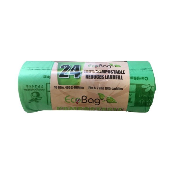 2 x 24 Compostable Caddy Liner 10 Litre